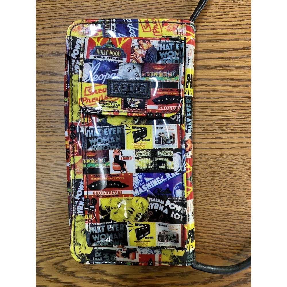 Vintage Relic Cross Body Wallet Purse Old Hollywood Nostalgia Streetwear Hip Hop